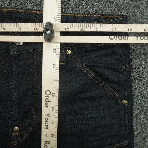 G Star Jeans Mens 30x30 Blue 5620 3D Slim 5 Pocket Dark Wash Denim